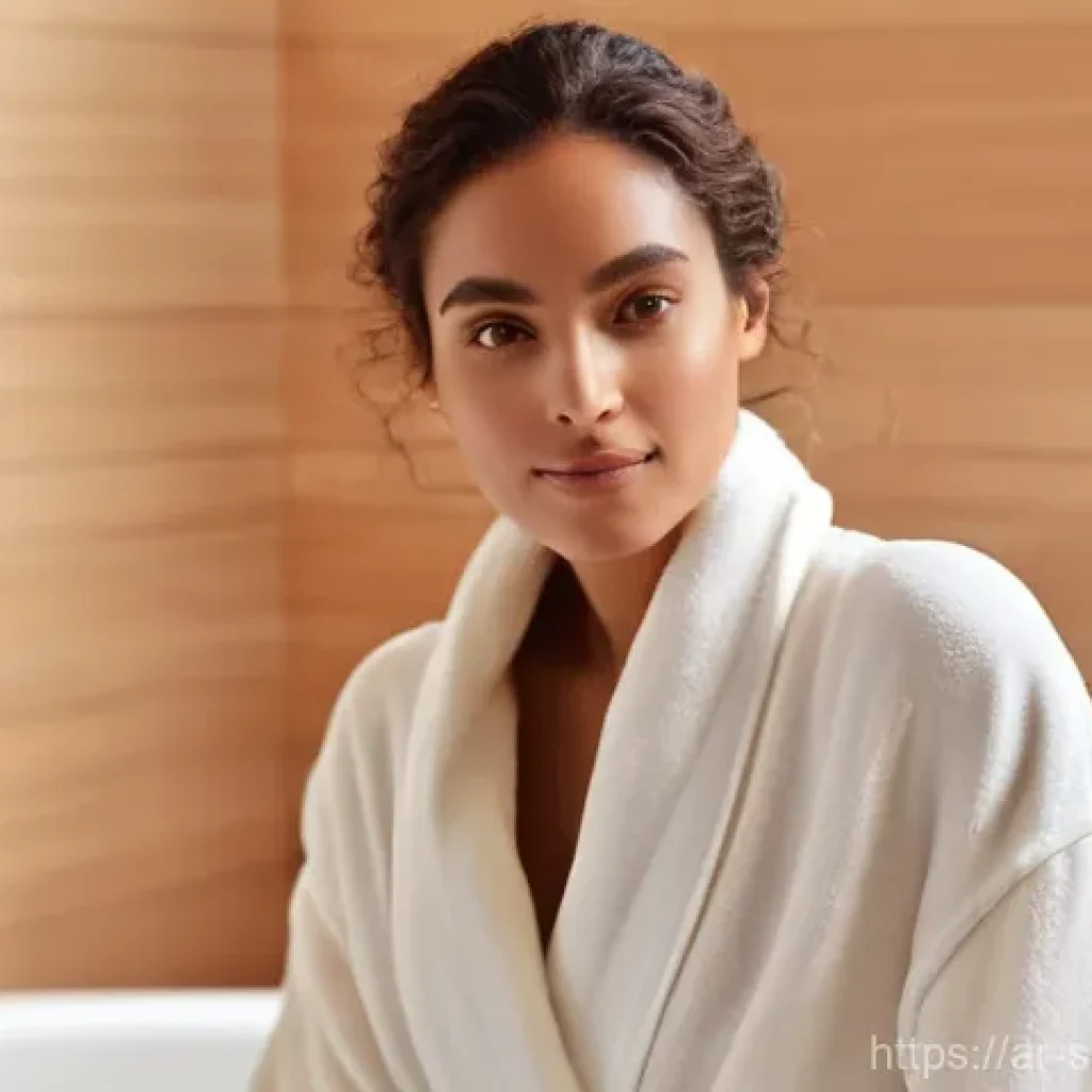 스킨케어 전문가가 추천하는 피부 진정법 - **Prompt 1: Gentle Skincare Ritual**
    "A beautiful woman, late 20s to early 30s, of Middle Easter...