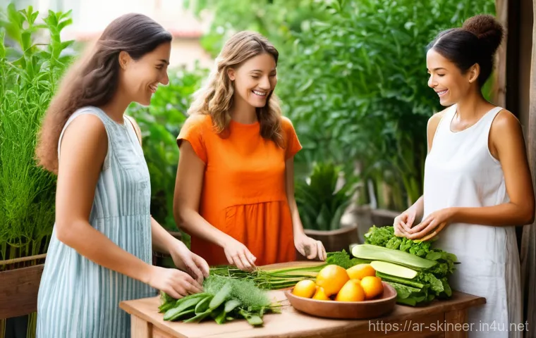 스킨케어 전문가가 추천하는 피부 진정법 - **Prompt 1: Gentle Skincare Ritual**
    "A beautiful woman, late 20s to early 30s, of Middle Easter...